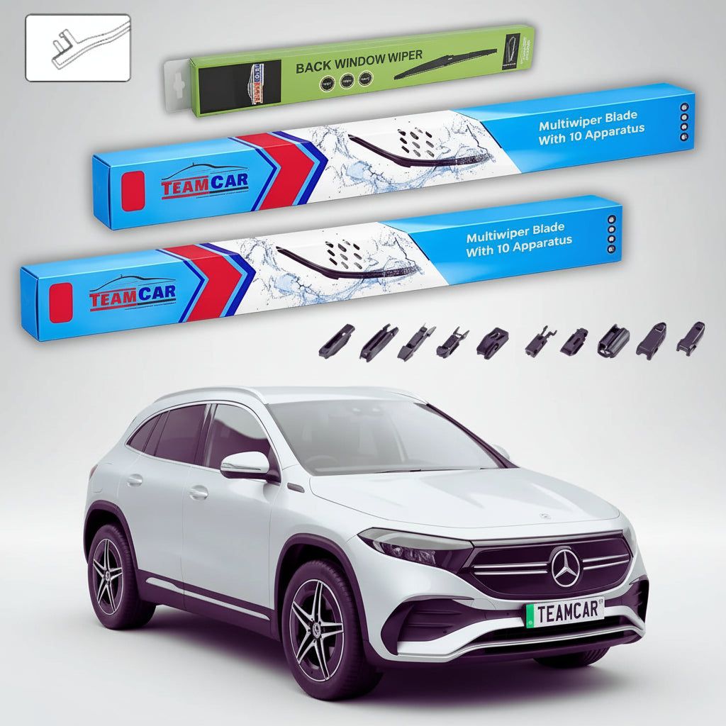 Ștergătoare Mercedes-Benz EQA H243 2021-prezent | Set Față și Spate Flat – TeamCar®
