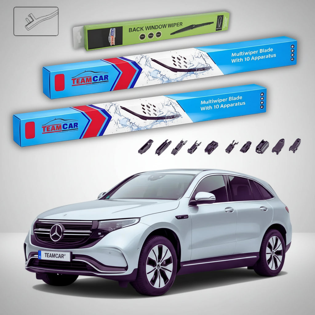 Ștergătoare Mercedes-Benz EQC N293 2019-2023 | Set Față și Spate Flat – TeamCar®