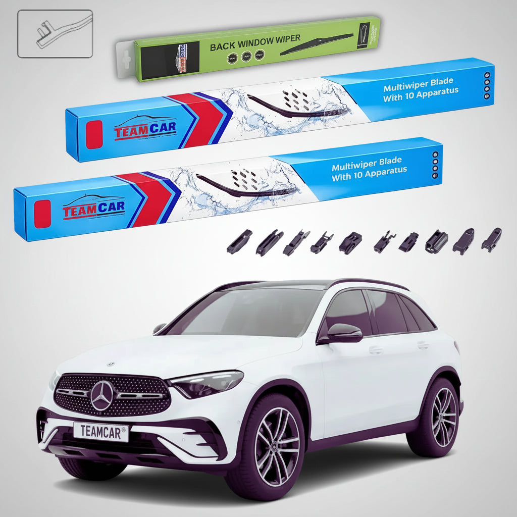 Ștergătoare Mercedes-Benz GLC SUV X254 06.2022-prezent | Set Față și Spate Flat – TeamCar®
