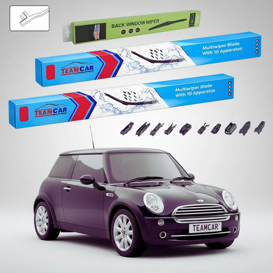 Ștergătoare Mini One R50 R53 Facelift 2004-2006 | Set Față și Spate Flat – TeamCar®