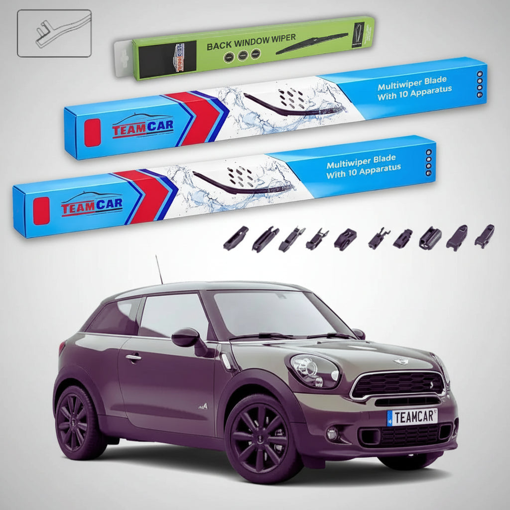 Ștergătoare Mini Paceman R61 2013-2016 | Set Față și Spate Flat – TeamCar®