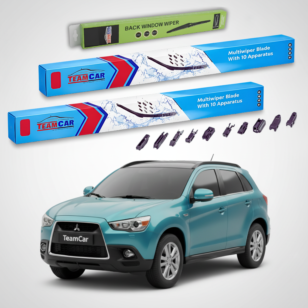 Ștergătoare TeamCar® pentru Mitsubishi ASX (GA_W) 2010–2022 – Set Față și Spate Flat Premium