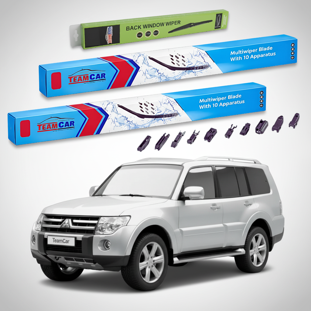 tergătoare TeamCar® pentru Mitsubishi Pajero IV (V8_W, V9_W) 2007–2021 – Set Față și Spate Flat Premium
