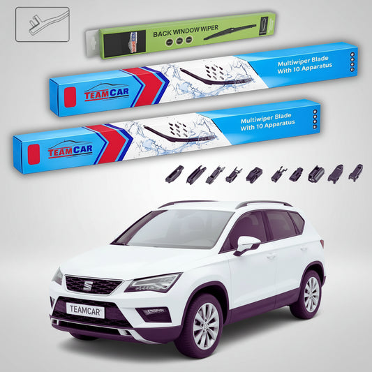 Ștergătoare Seat Ateca KH7 2016-prezent | Set Față și Spate Flat – TeamCar®