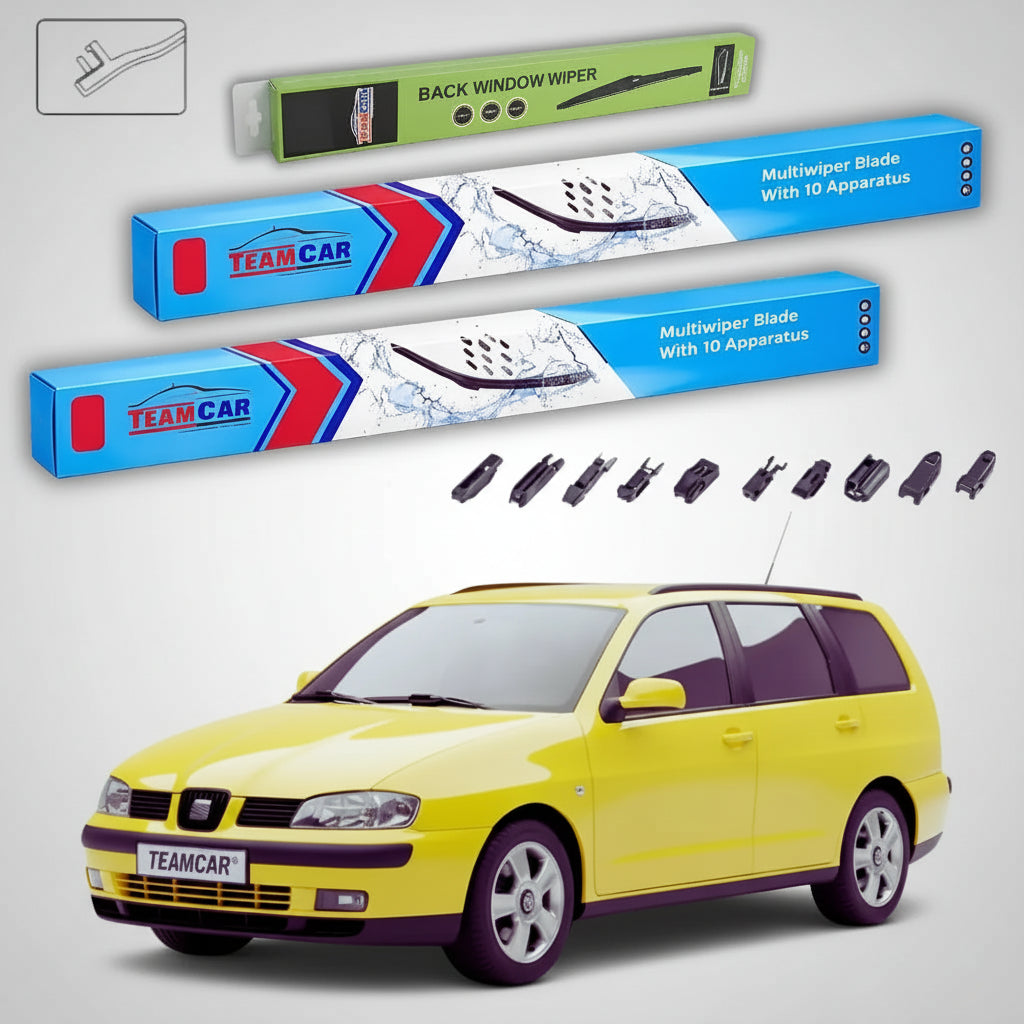 Ablaktörlők Seat Cordoba Vario 6K5 1996-2002 | Első és hátsó ablaktörlő lapos szett – TeamCar®