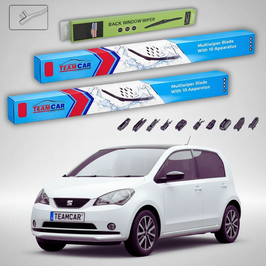 Ștergătoare Seat Mii Electric 2020-prezent | Set Față și Spate Flat – TeamCar®