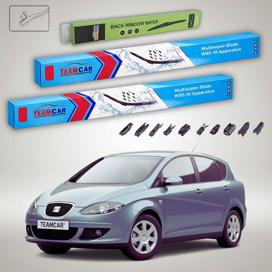 Ștergătoare Seat Toledo 5P2 2004-2009 | Set Față și Spate Flat – TeamCar®