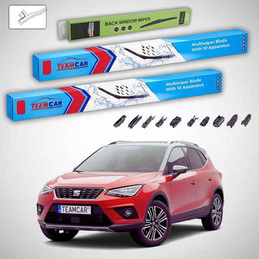 Ștergătoare Seat Arona KJ7 2017-prezent | Set Față și Spate Flat – TeamCar®