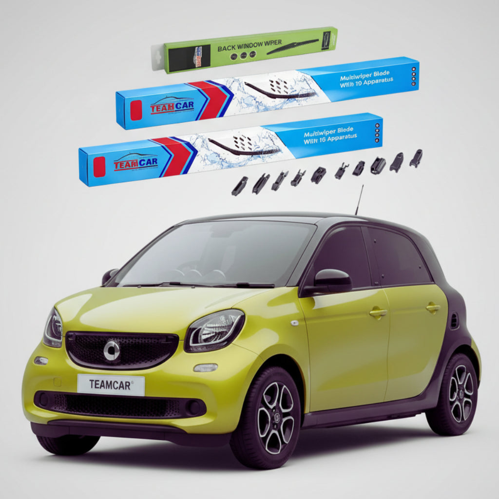 Ștergătoare Smart Forfour 453 Coupe 2014-2021 | Set Față și Spate Flat Premium – TeamCar®