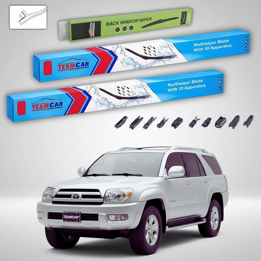 Ștergătoare Toyota 4Runner IV N21 SUV 2002-2009 | Set Față și Spate Flat Premium – TeamCar®