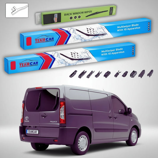 Ștergătoare Toyota Proace I Van 2-Doors 2013-2016 | Set Față și Spate Flat Premium – TeamCar®