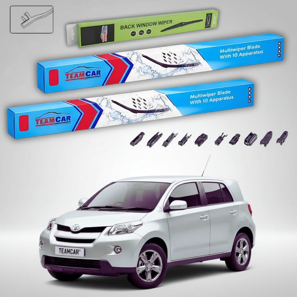 Ștergătoare Toyota Urban Cruiser P1 2009-2016 | Set Față și Spate Flat Premium – TeamCar®