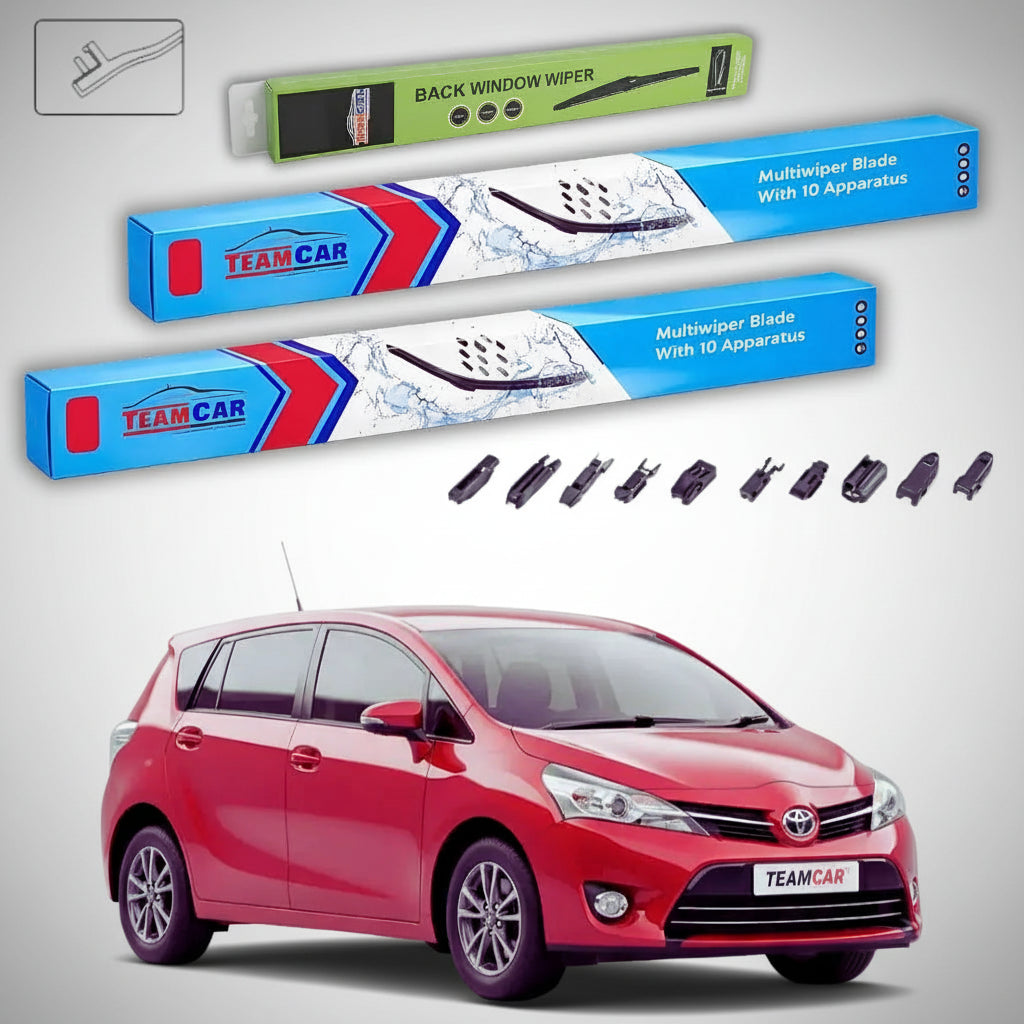 Ștergătoare Toyota Verso R2 AR20 2009-2018 | Set Față și Spate Flat Premium – TeamCar®