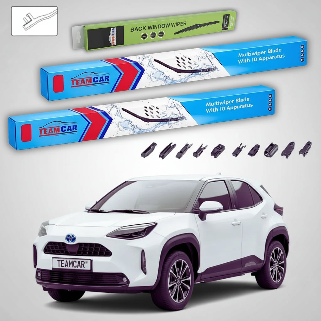 Ștergătoare Toyota Yaris Cross MXP SUV 2020-prezent | Set Față și Spate Flat Premium – TeamCar®