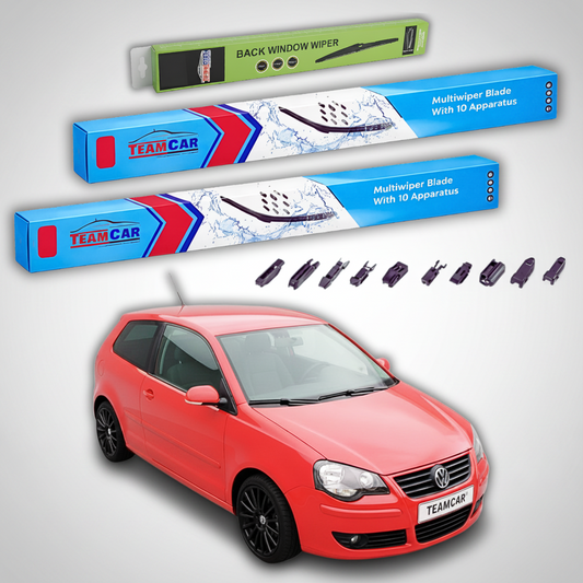 Ștergătoare Volkswagen Polo 9N1/9N2 Hatchback (2001–2005) Flat | Set Complet – TeamCar®
