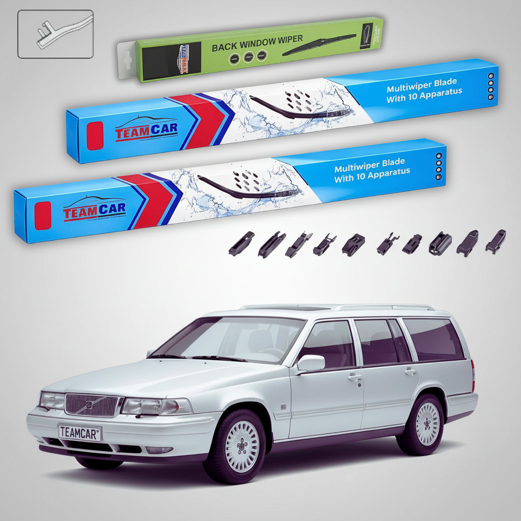 Volvo 960 S90 V90 1990-1998 ablaktörlők | Első és hátsó ablaktörlő lapos szett – TeamCar®