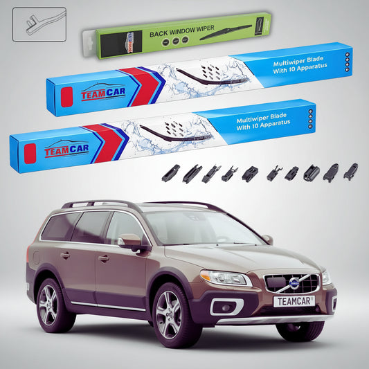Ștergătoare Volvo XC70 III 2007-2016 | Set Față și Spate Flat – TeamCar®