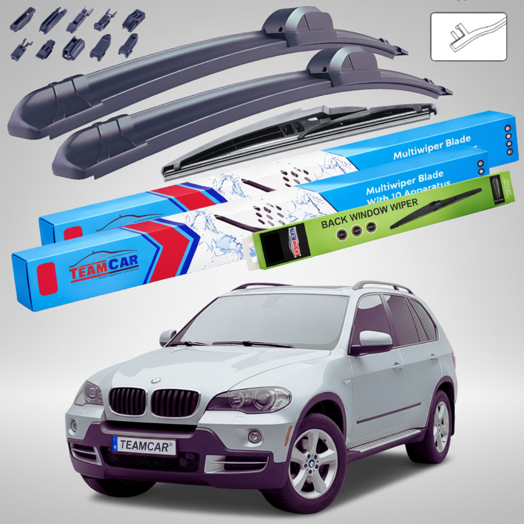 Ștergătoare BMW X5 E70 (2006-2011) | Set Complet – TeamCar®