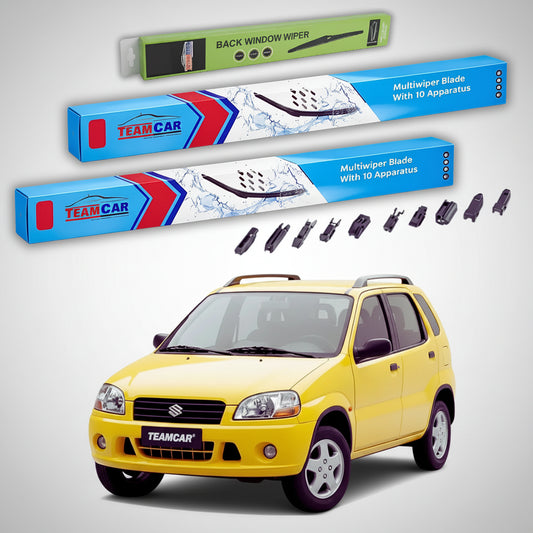 Ștergătoare Suzuki Ignis I FH 2000-2003 | Set Față și Spate Flat Premium – TeamCar®