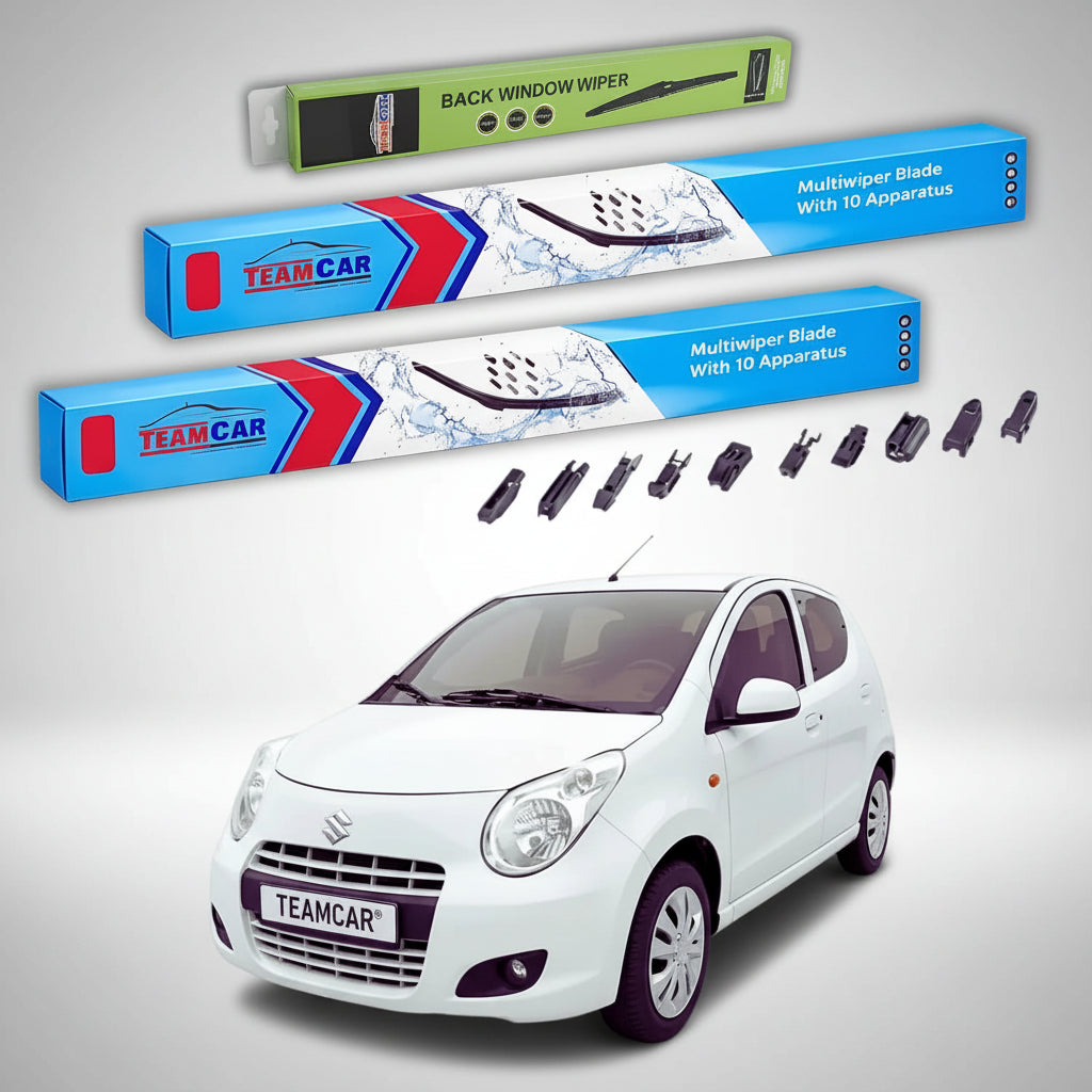 Suzuki Alto IV MF 2008-2014 ablaktörlők | Prémium első és hátsó ablaktörlő szett – TeamCar®