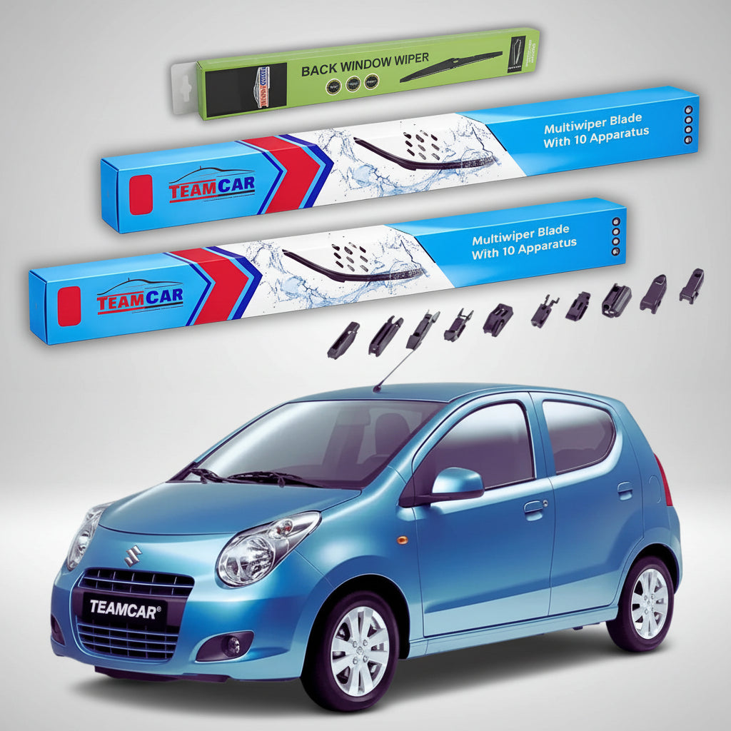 Suzuki Alto V GF 2009-2015 ablaktörlők | Prémium első és hátsó ablaktörlő szett – TeamCar®