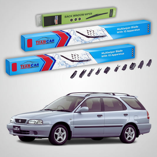 Ștergătoare Suzuki Baleno Combi EG 1996-2005 | Set Față și Spate Flat Premium – TeamCar®