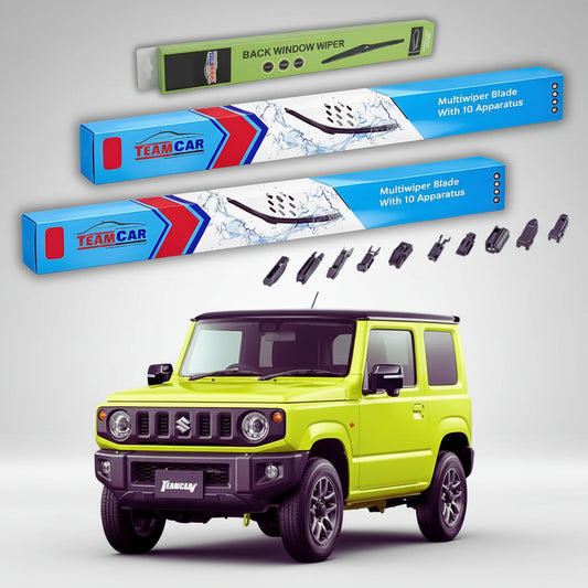 Ștergătoare Suzuki Jimny GJ/A6G 2018+ | Set Față și Spate Flat Premium – TeamCar®