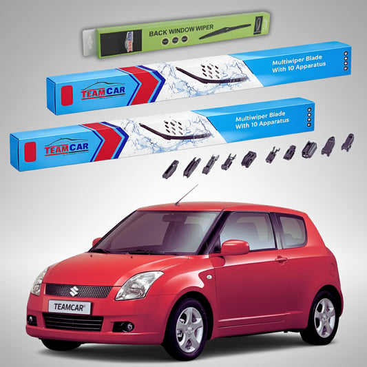 Ștergătoare Suzuki Swift FZ/NZ 3 Uși 2010-2017 | Set Față și Spate Flat Premium – TeamCar®