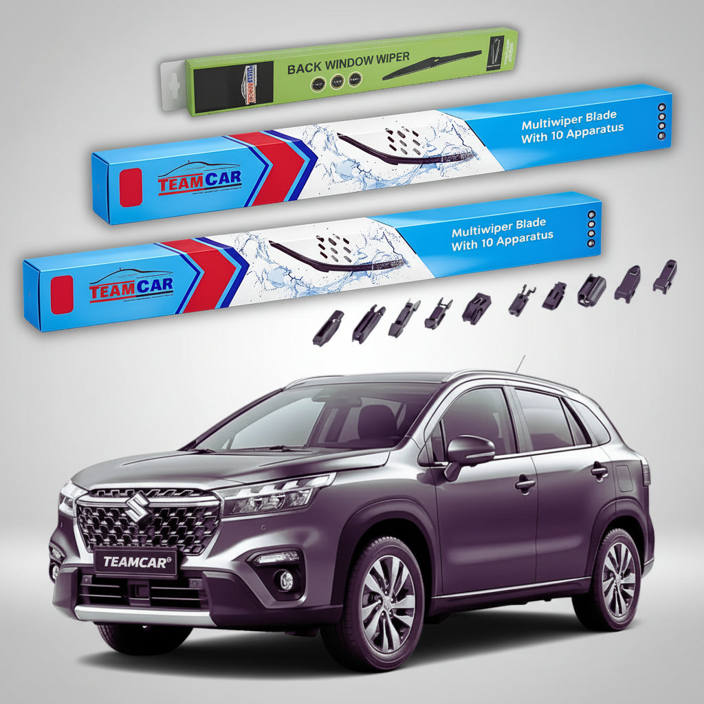 Ștergătoare Suzuki SX4 S-Cross JY 2022+ | Set Față și Spate Flat Premium – TeamCar®