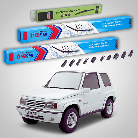 Ștergătoare Suzuki Vitara ET 1995-1998 | Set Față și Spate Flat Premium – TeamCar®