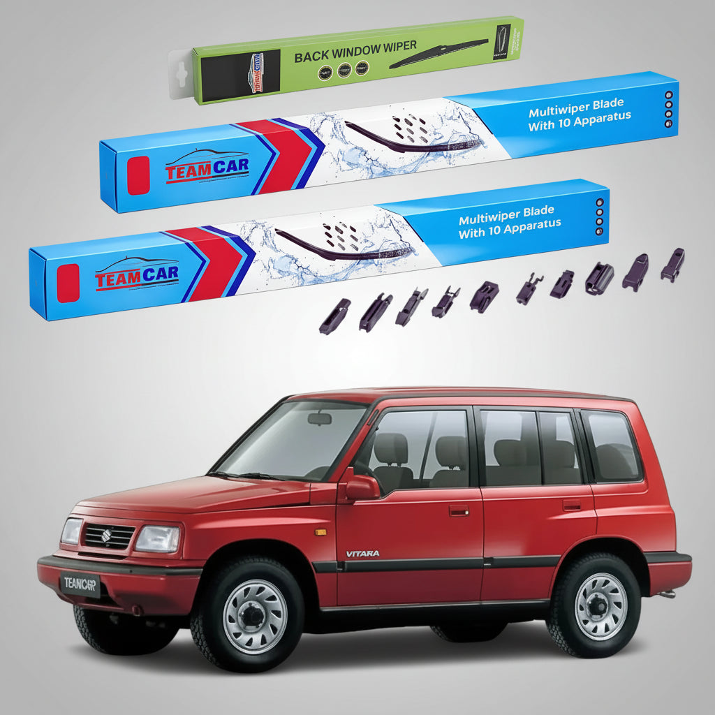 Suzuki Vitara ET 5 ablaktörlők 1995-1998 | Prémium első és hátsó ablaktörlő szett – TeamCar®