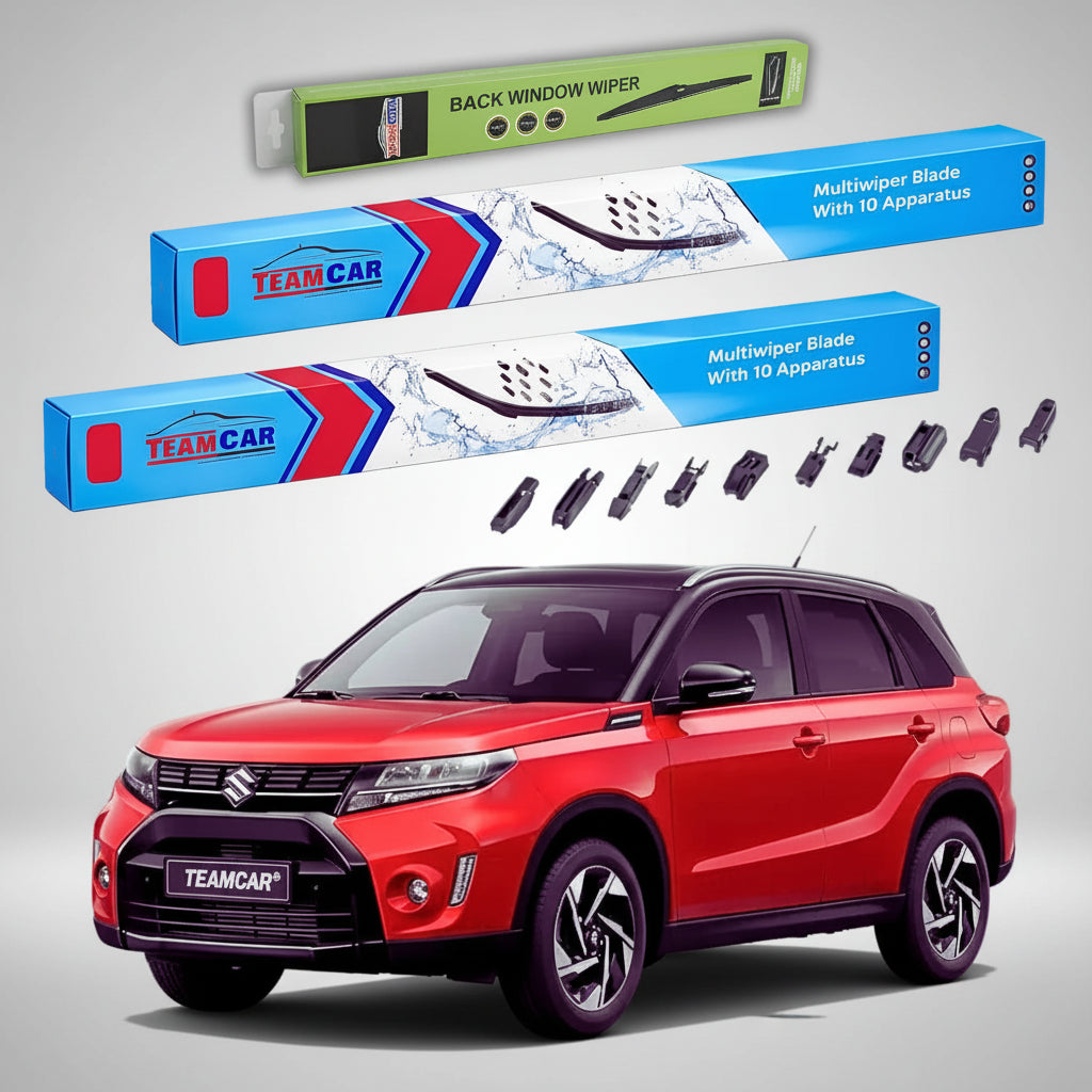 Ștergătoare Suzuki Vitara LY Facelift 2024+ | Set Față și Spate Flat Premium – TeamCar®