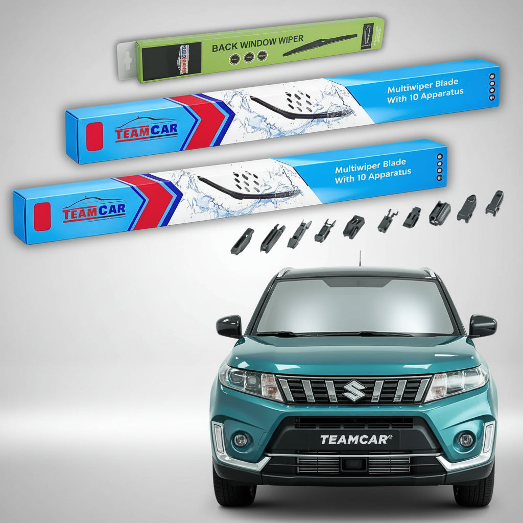Suzuki Vitara LY Facelift 2018-2024 ablaktörlők | Prémium első és hátsó ablaktörlő szett – TeamCar®