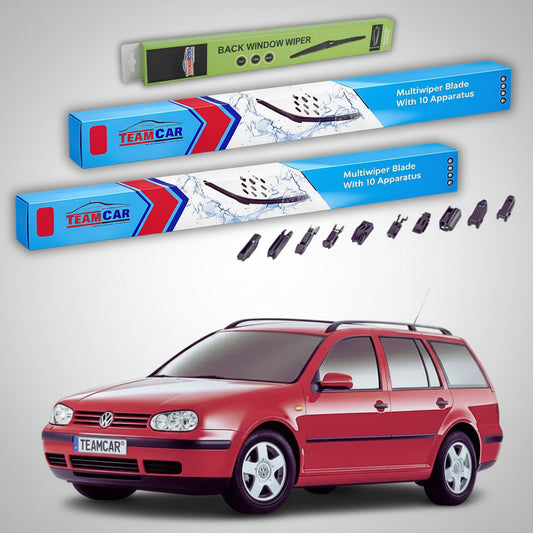 Ștergătoare Volkswagen Golf 4 Variant 1999-2002 | Set Față și Spate Flat Premium – TeamCar®