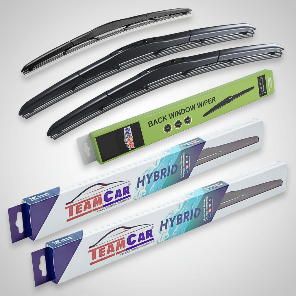 set de ștergătoare teamcar față și spate