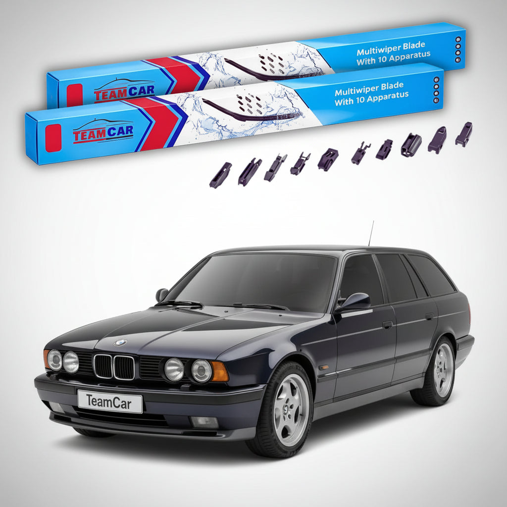 Ștergătoare TeamCar® pentru BMW Seria 5 Touring (E34) 1991–1997 – Set Față Flat Premium