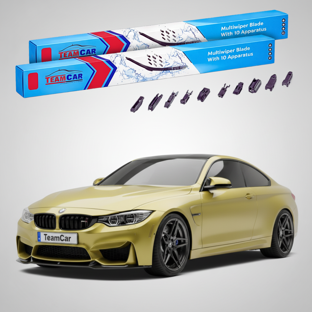 Ștergătoare TeamCar® pentru BMW M4 Coupé (F82) 2014– – Set Față Flat Premium
