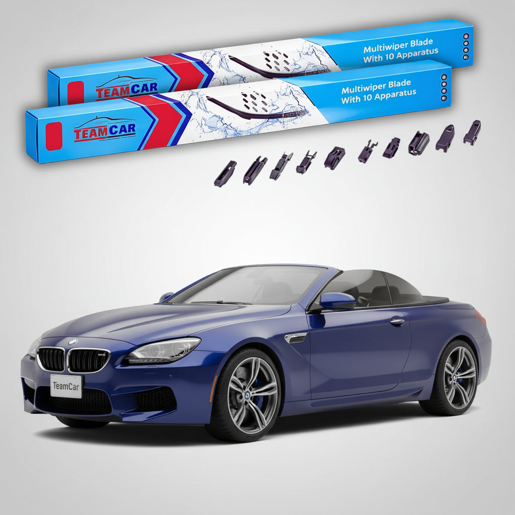Ștergătoare TeamCar® pentru BMW M6 Cabriolet (F12) 2011–2018 – Set Față Flat Premium