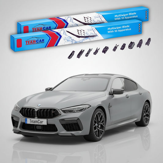 Ștergătoare TeamCar® pentru BMW M8 Gran Coupe (F93) 2019–prezent – Set Față Flat Premium