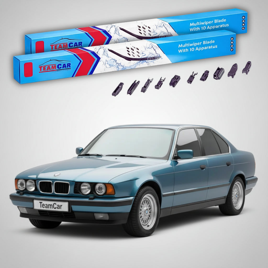 Ștergătoare TeamCar® pentru BMW Seria 5 Sedan (E34) 1987–1995 – Set Față Flat Premium