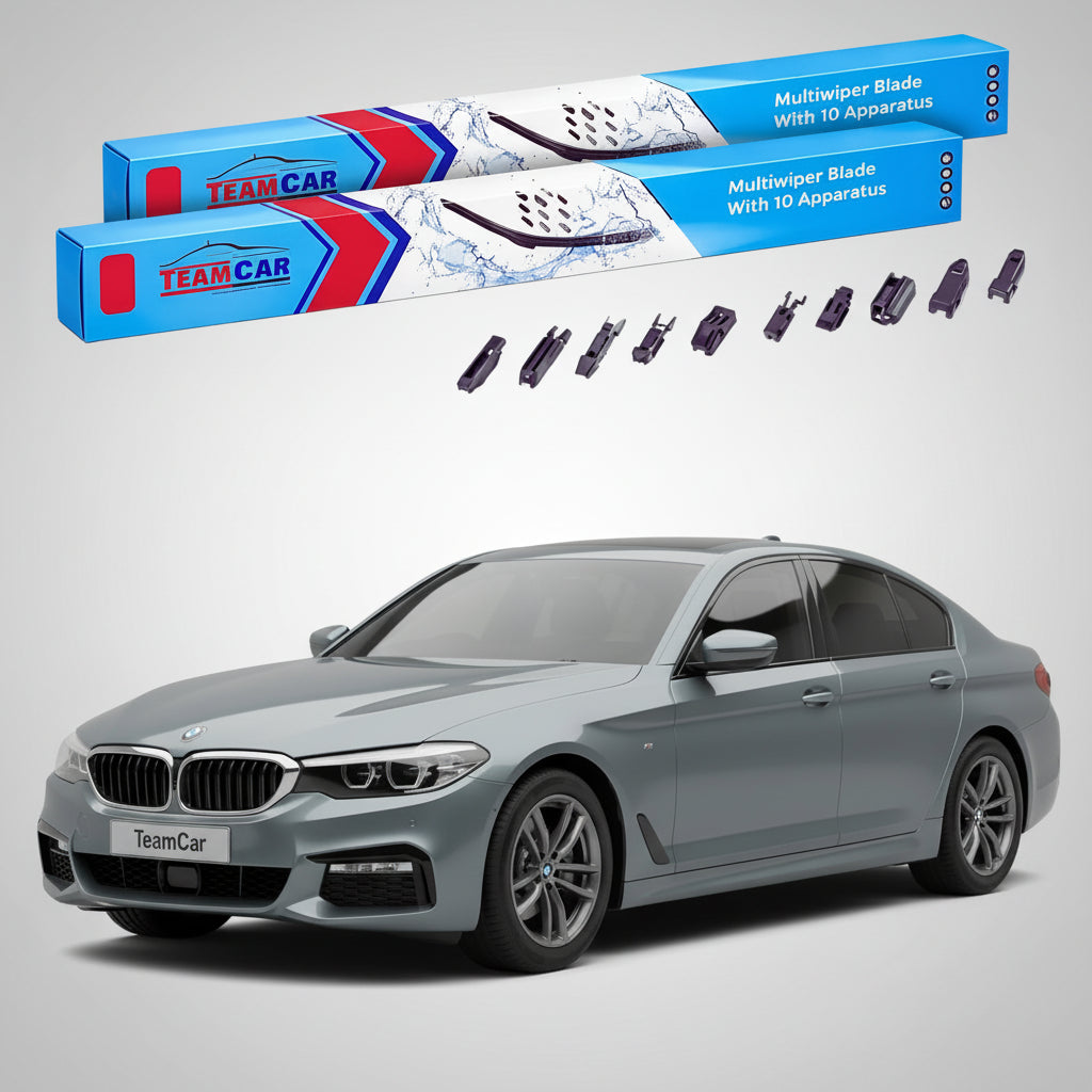 Ștergătoare TeamCar® pentru BMW Seria 5 Sedan (G30) 2016–2023 – Set Față Flat Premium