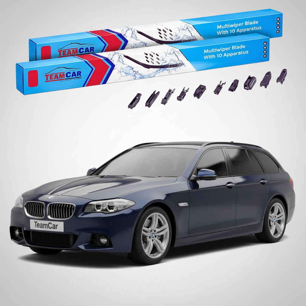 Ștergătoare TeamCar® pentru BMW Seria 5 Touring (F11) 2009–2017 – Set Față Flat Premium