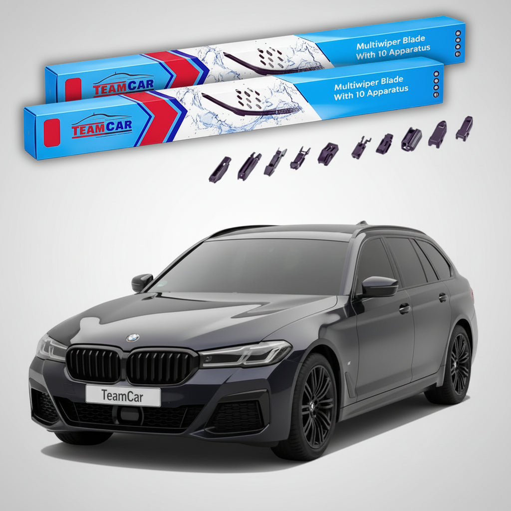 Ștergătoare TeamCar® pentru BMW Seria 5 Touring (G31) 2017–2024 – Set Față Flat Premium