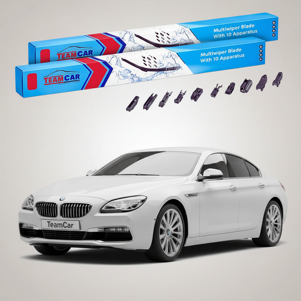 Ștergătoare TeamCar® pentru BMW Seria 6 Gran Coupe (F06) 2012–2018 – Set Față Flat Premium