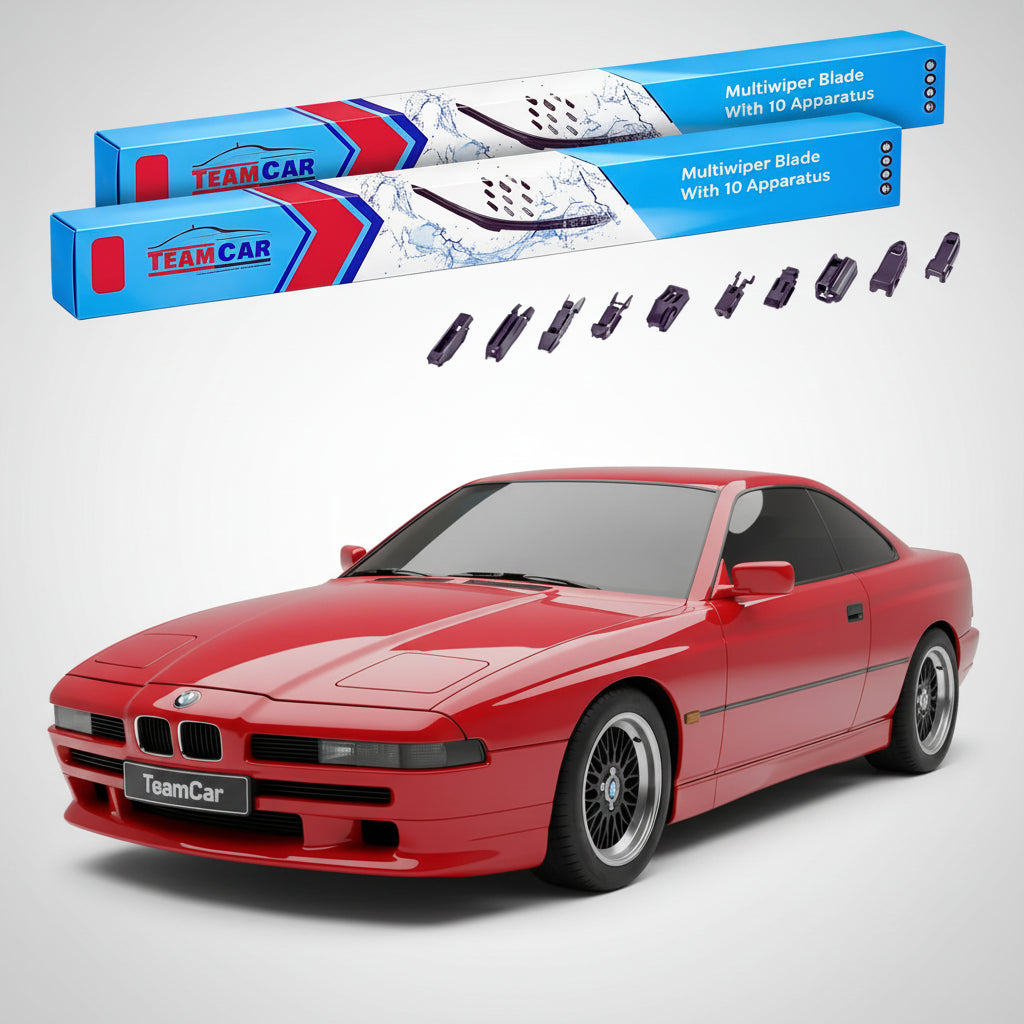 Ștergătoare TeamCar® pentru BMW Seria 8 (E31) 1990–1999 – Set Față Flat Premium