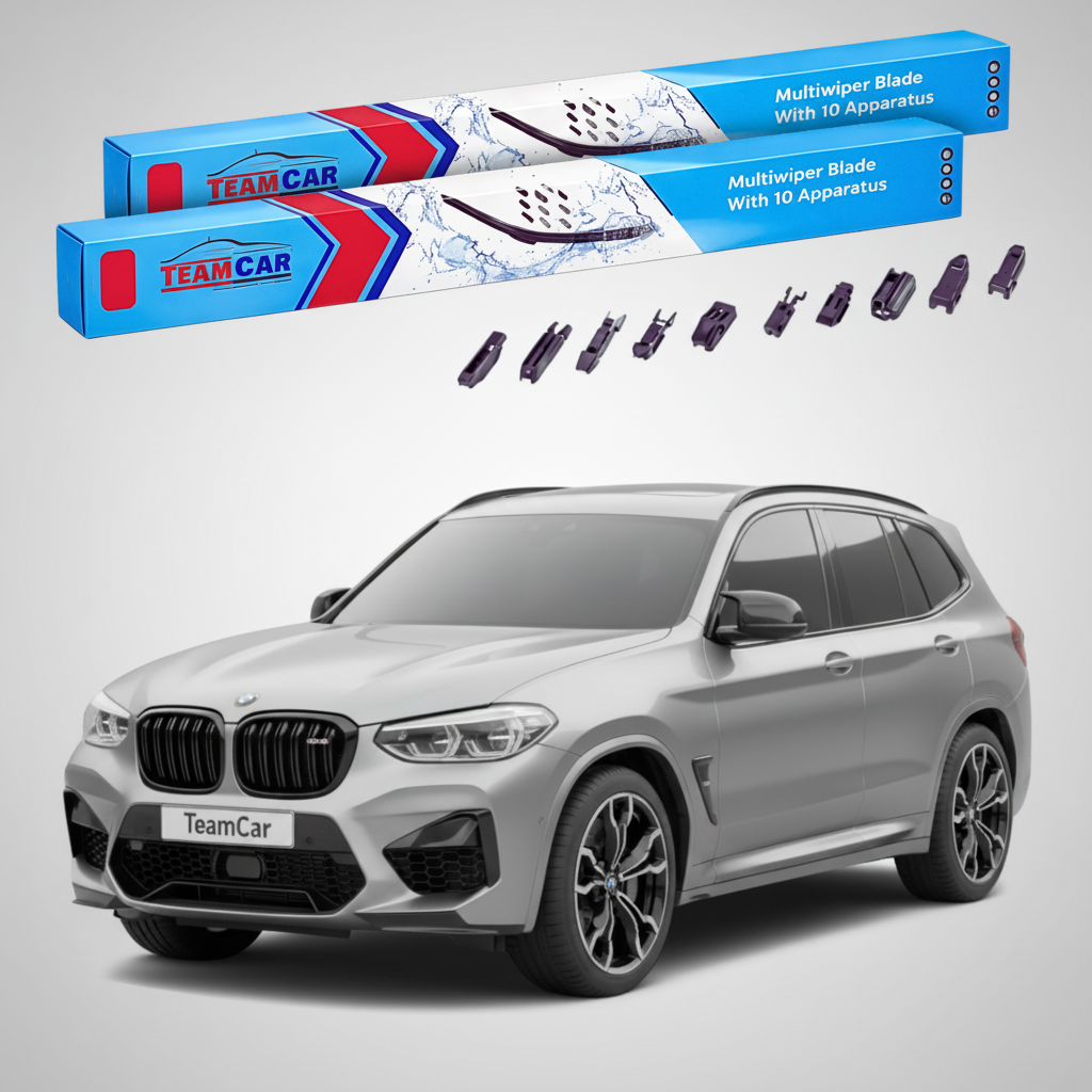 Ștergătoare TeamCar® pentru BMW X3 M (F97) / X3 (G01) / X4 M (F98) 2019– – Set Față Flat Premium