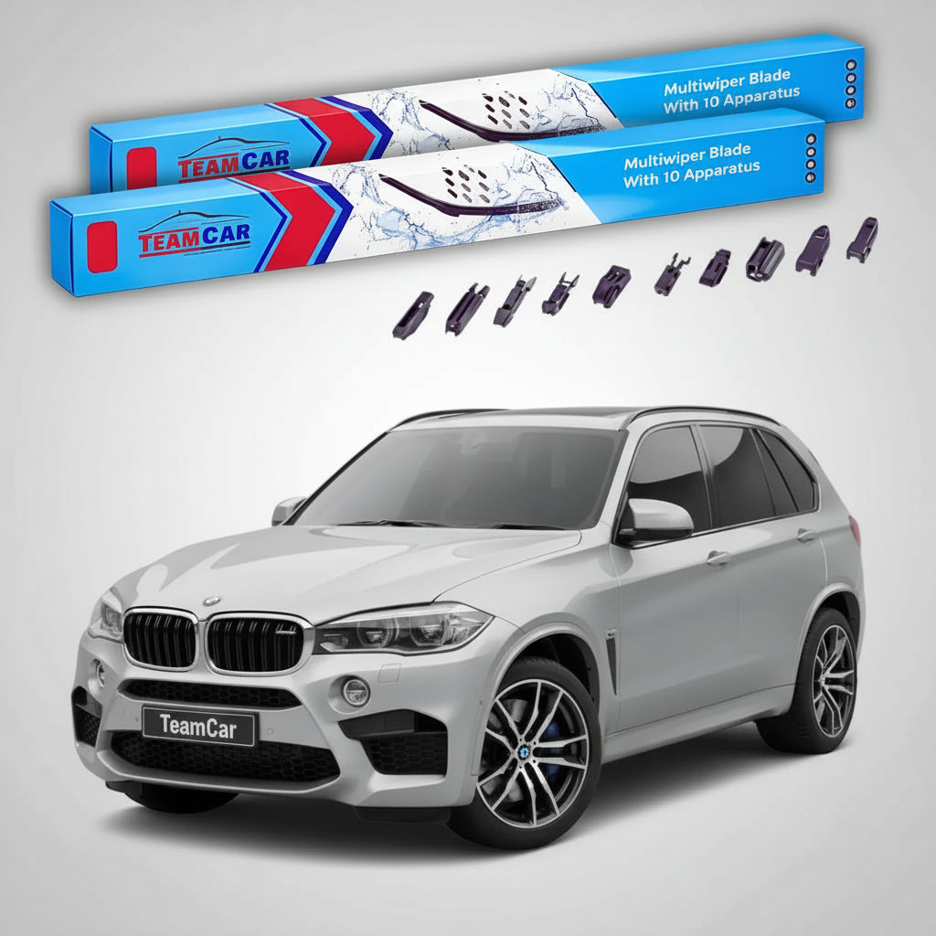 Ștergătoare TeamCar® pentru BMW X5 M (F85) 2013–2018 – Set Față Flat Premium