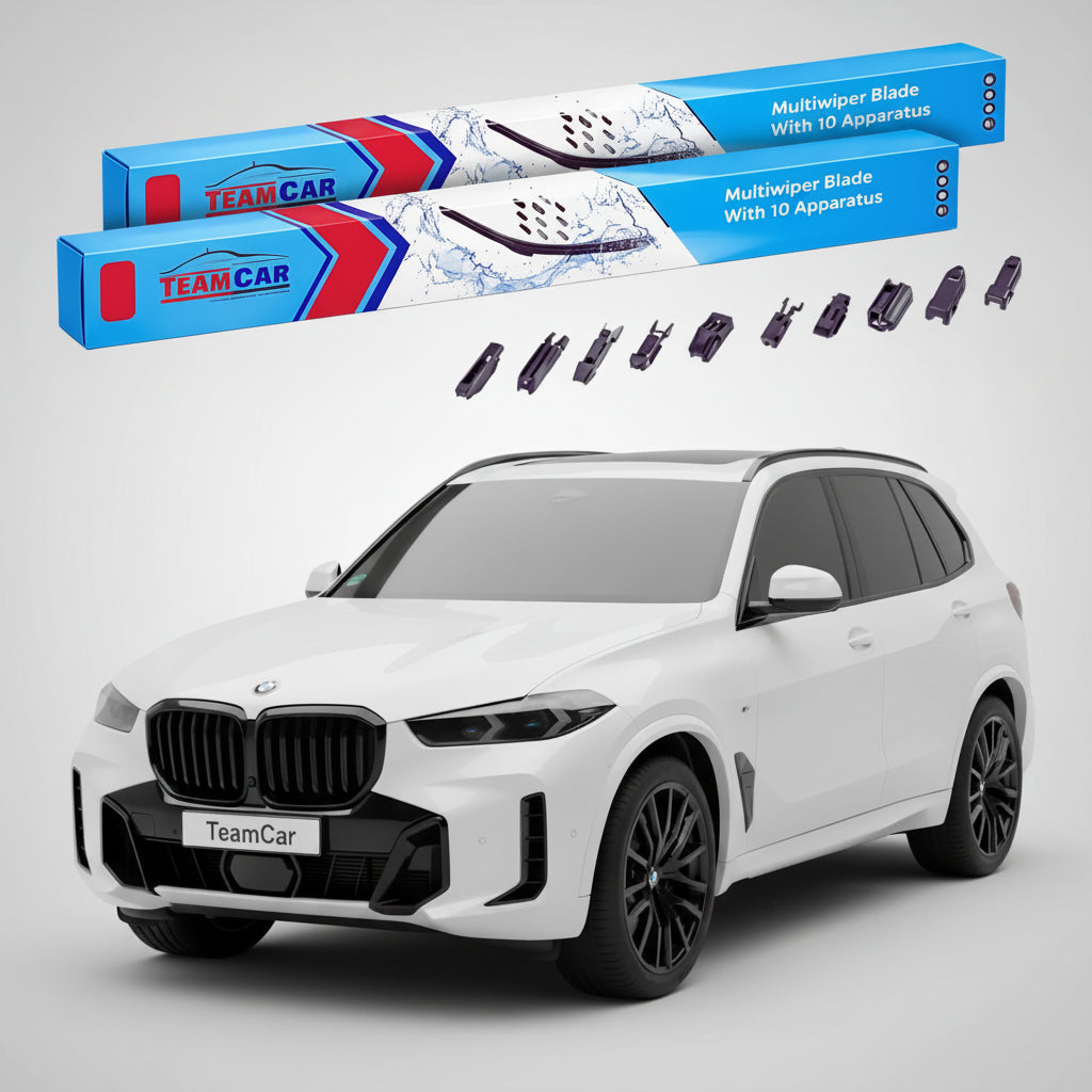 Ștergătoare TeamCar® pentru BMW X5 M (F95) 2018–prezent – Set Față Flat Premium