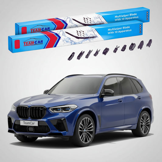 Ștergătoare TeamCar® pentru BMW X5 M (F95) 2019–prezent – Set Față Flat Premium