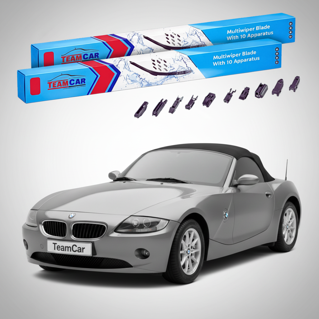 Ștergătoare TeamCar® pentru BMW Z4 Roadster (E85) 2002–2007 – Set Față Flat Premium
